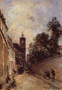 Rue de L-Abbe-de l-Epee and Church Johan Barthold Jongkind